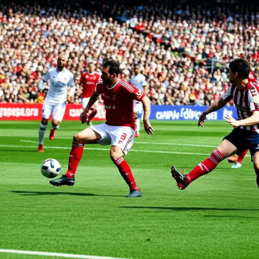 我真的很喜欢那场比赛，因为很多足球明星在踢球。