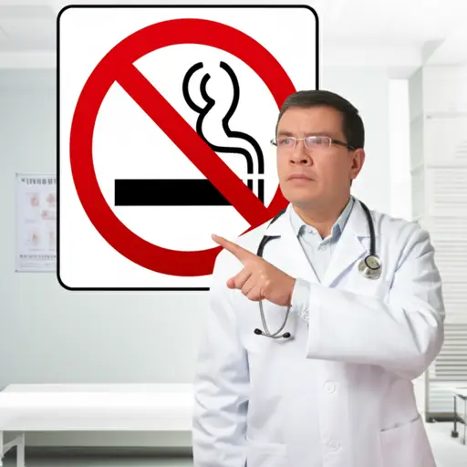 医生警告说，吸烟对你的健康非常危险。