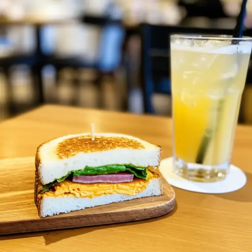 我午餐吃了一个金枪鱼三明治。