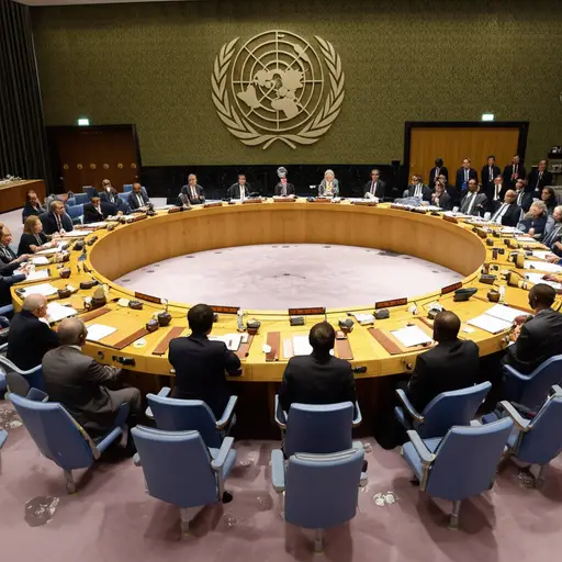 联合国安全理事会设立了一个禁飞区。