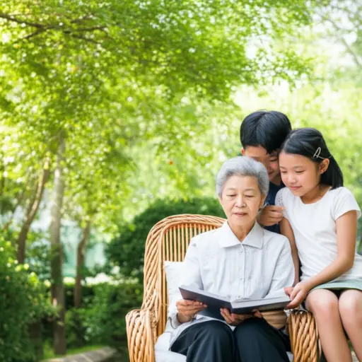 我每个暑假都和一位祖父母一起度过。