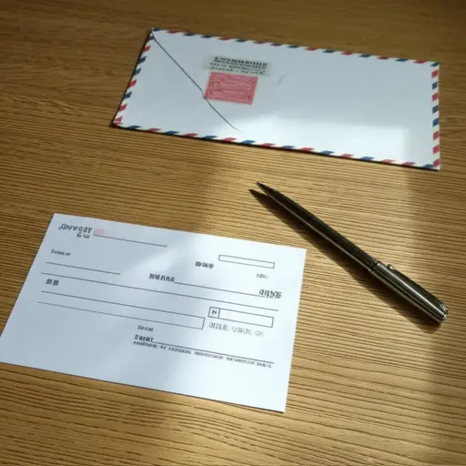 我明天早上会寄给你一张支票。