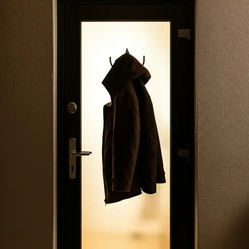 我想我昨晚把外套落在你家了。