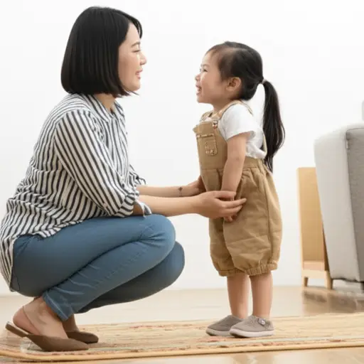 对她耐心点——她还很小。