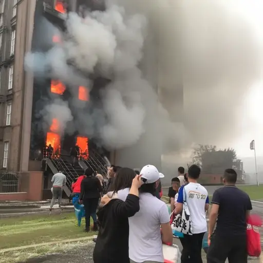 发生火灾时，你的安全比你的物质财物更重要。