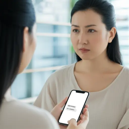 她的回复简短而不友好。