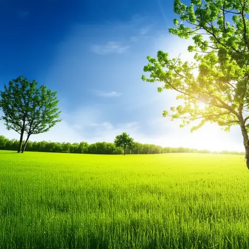 天气晴朗，微风纯净清新。