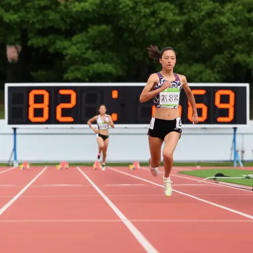 她以22秒的优势获胜。