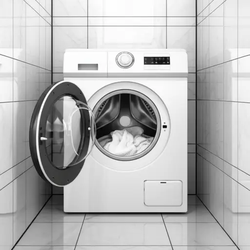 我们家里有一台洗衣机。