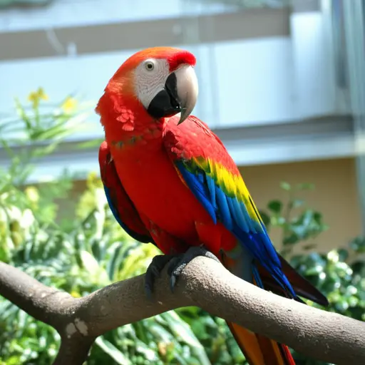 请代我向你可爱的鹦鹉问好。