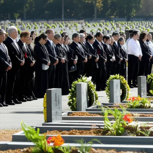 超过两百人出席了葬礼。