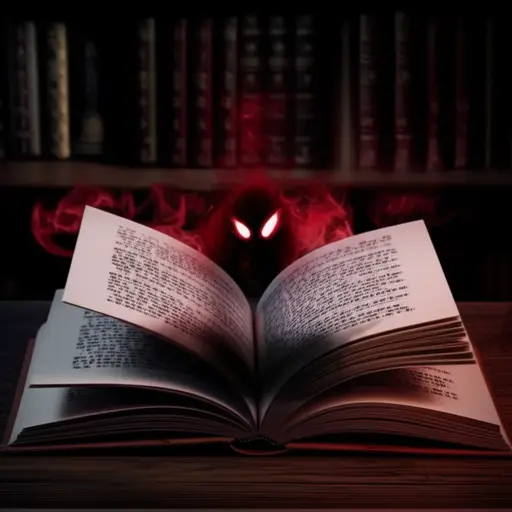 在书中，这个角色被描绘得完全邪恶。