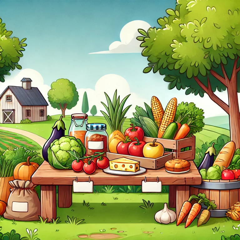 乡下的食物又好又便宜。