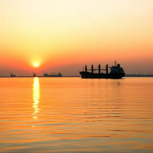 傍晚时分，我们在塞得港靠岸。