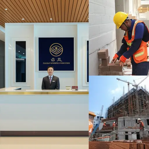 目前他在一家酒店工作，但在他的祖国，他是一名建筑工人。