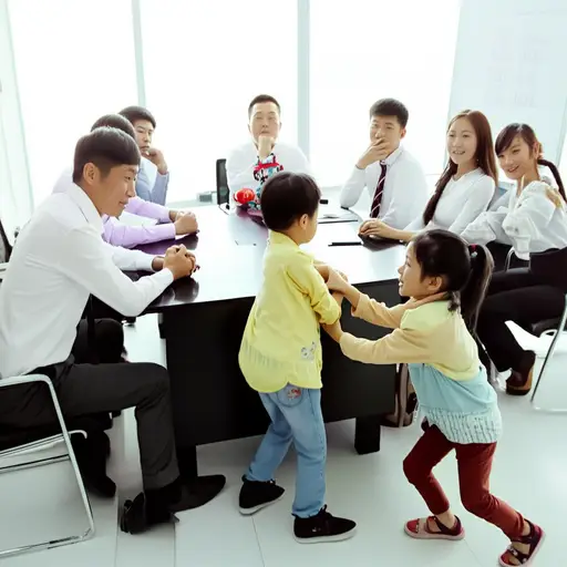 与成年人相比，他们的争论显得相当幼稚。