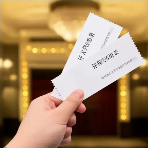 他们给了我戏票作为礼物。