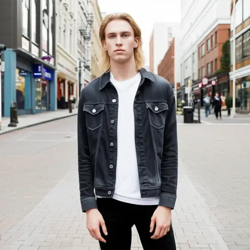 彼得很高，有金发。