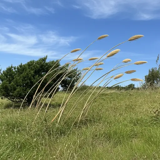 风从西北方向吹来。