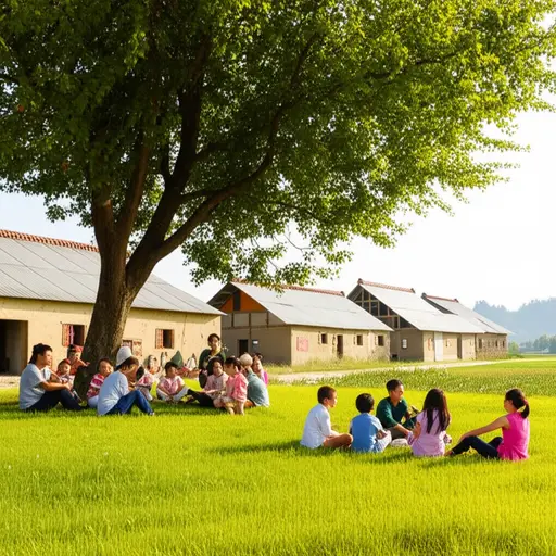 我在一个关系紧密的乡村社区长大。