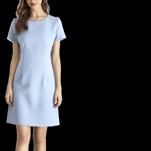 这条裙子的长度刚好到膝盖。