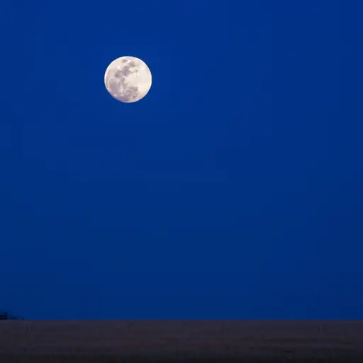 昨晚月亮很早就升起来了，洒下银色的光芒。