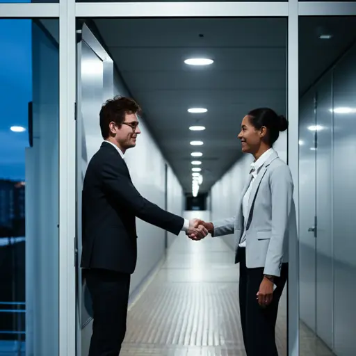 我们同意下班后见面。