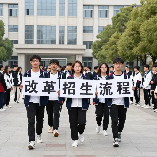学生们呼吁对招生流程进行改革。