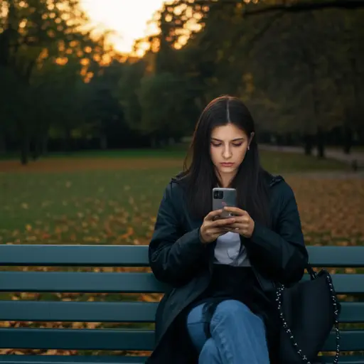 在与男友交往两年后，她最近分手了。