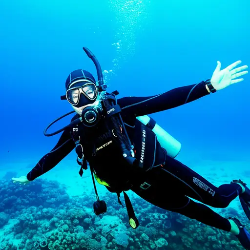 他是一名深海潜水员。