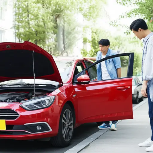 我的车抛锚了。