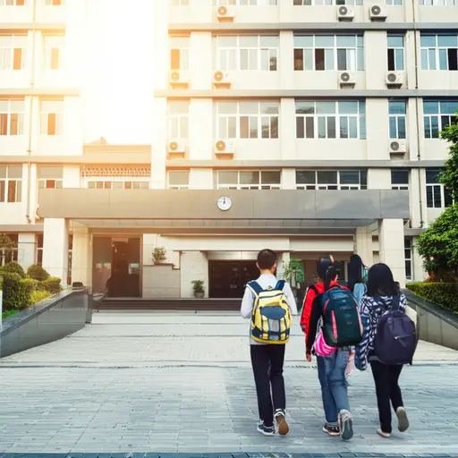 学校在上午8点15分开始上课。