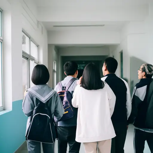 我们在走廊里听到了一声尖叫。