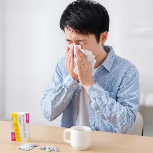 打喷嚏可能是感冒的迹象。