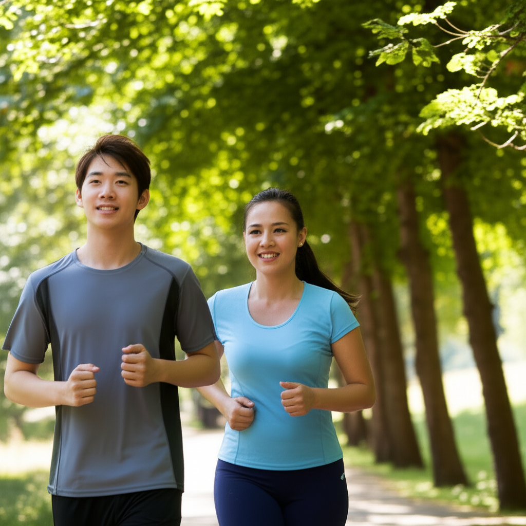 经常锻炼有助于保持你的心脏健康强壮。