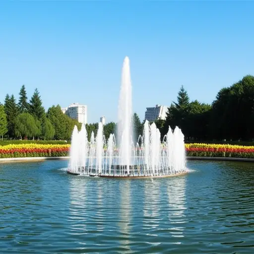 那个公园有我见过的最棒的喷泉。