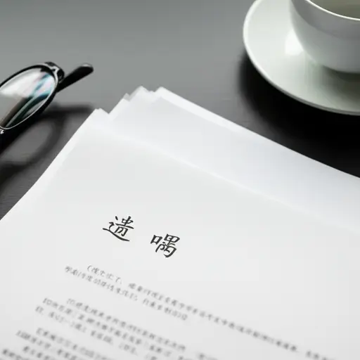 律师仔细审查了遗嘱的内容。