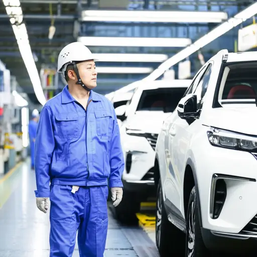 我爸爸在一家汽车公司工作。