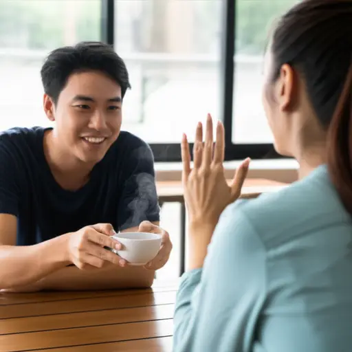 你想喝茶吗？——不，谢谢。