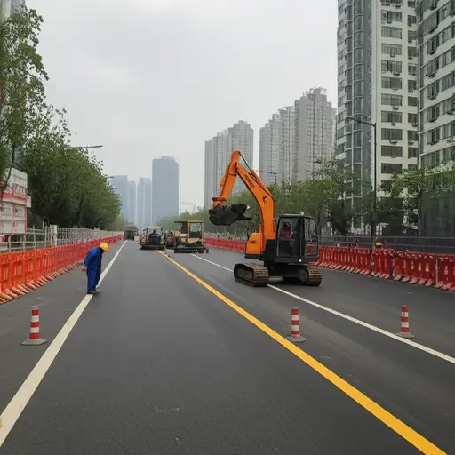 政府正在投资进行重大的道路改进。