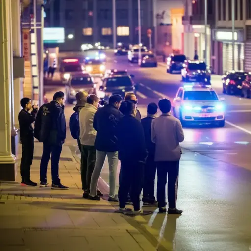 现在大家都保持冷静，警察正在路上。