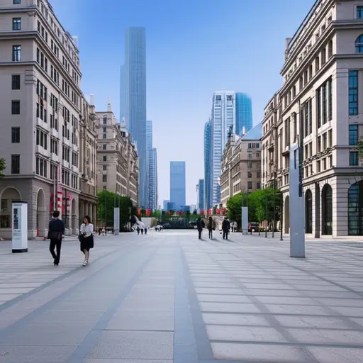 走圣马克大道去市中心。