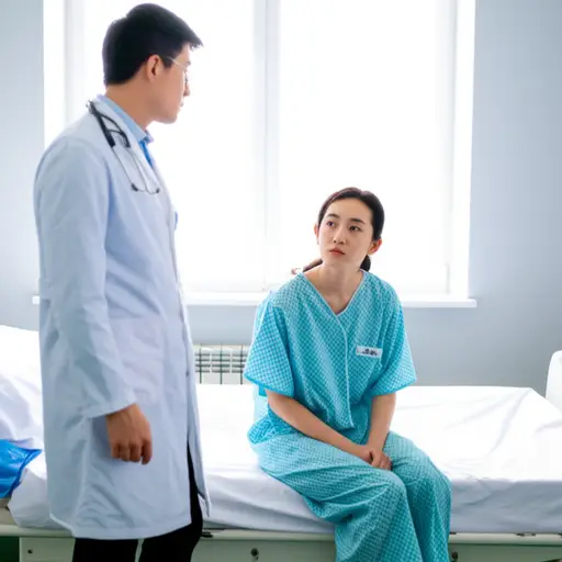 她失明了，尽管医生不知道是否是永久性的。