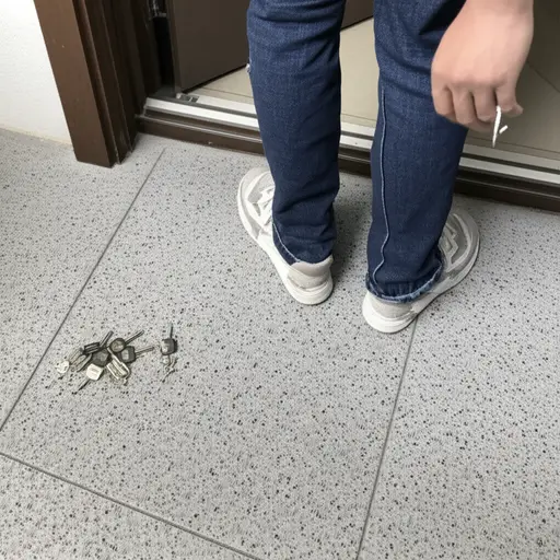 我昨天把钥匙弄丢了。