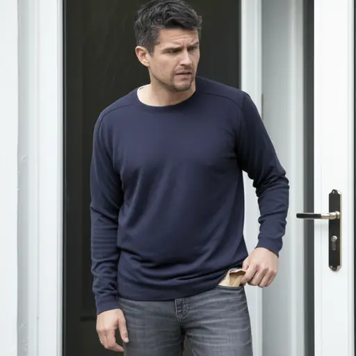 我忘记带我的钥匙了。