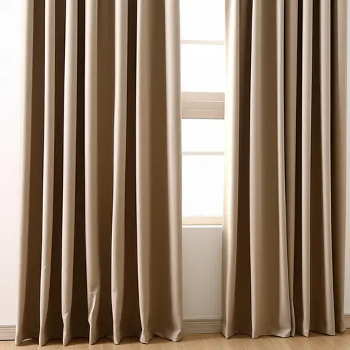 窗帘厚重地垂挂着。