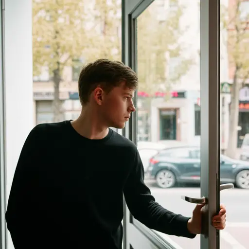 他想去，但他没有这么说。