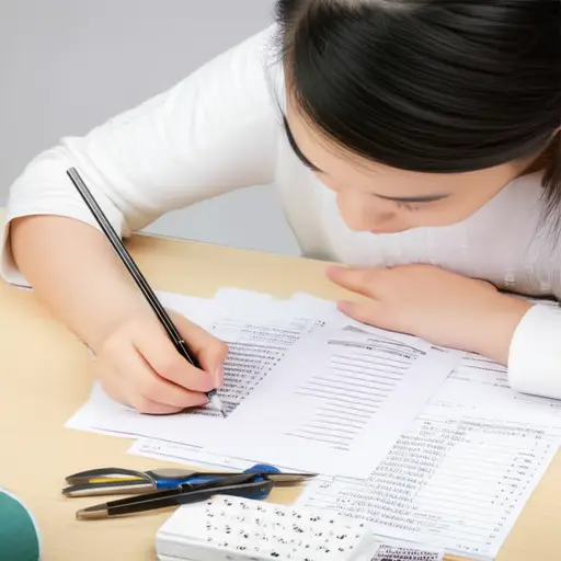 她通过做模拟考试来测试自己的知识。