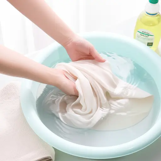 这些精致的织物应该手洗。