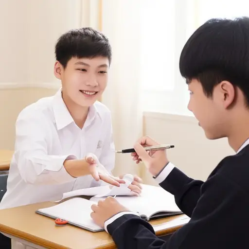 “我借一下你的笔可以吗？”——“没问题。”